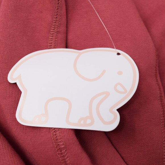 Ivory Ella Sweatshirt Women Large Classic Crewneck Organic Cotton Elephant New - Picture 11 of 12